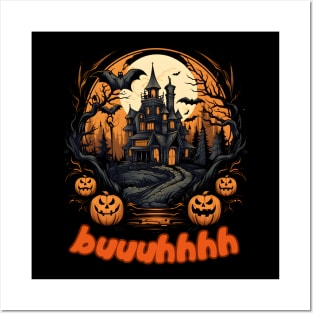 Buuhhhh-Halloween Haunt Posters and Art